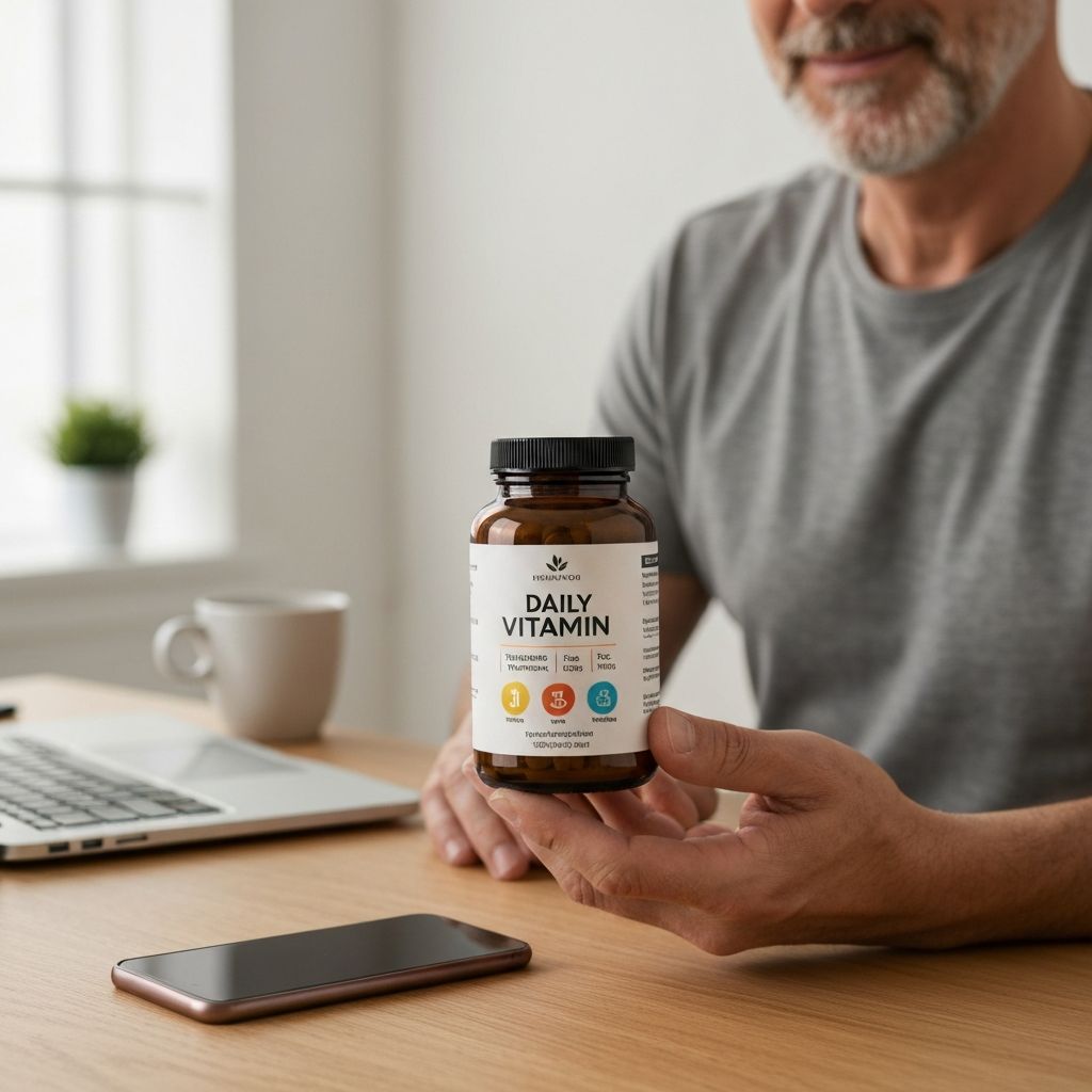 Men's daily vitamin complex